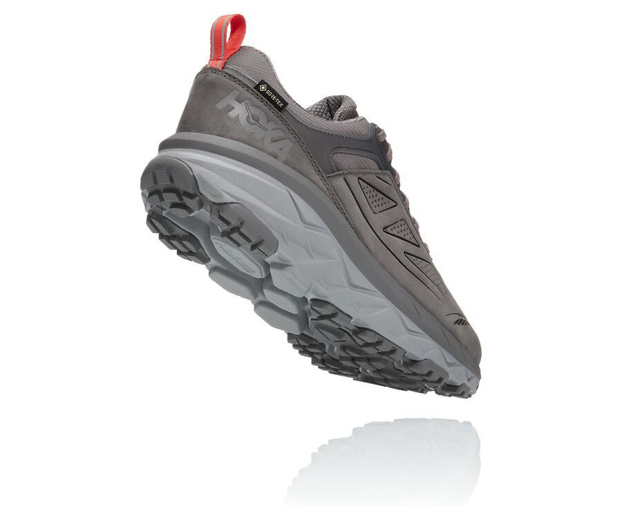 Hoka One One Challenger Låga Gore-Tex Trailskor Herr - Grå - THSGP-8023